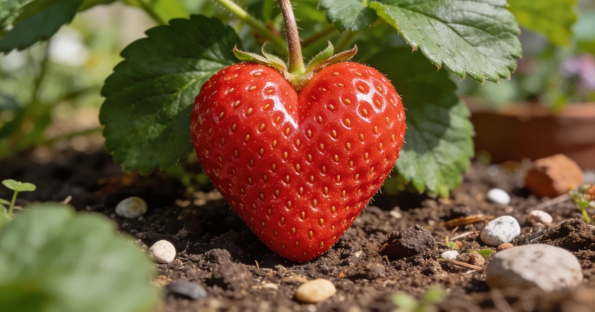 Co sprawia, że truskawki są idealnie sercowate? Sekret zapylania
