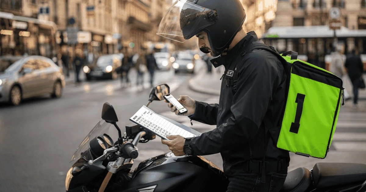 ile kilometrów kurier musi przejechać dziennie, żeby zarobić minimalną krajową i na części do motocykla