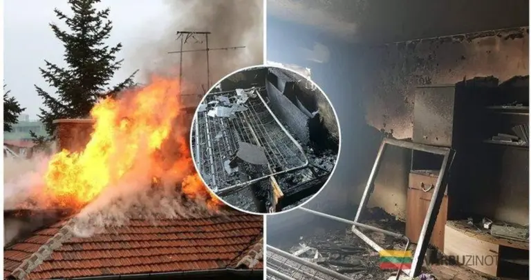 Zapalił się wózek z ładowarką. Polak cudem uniknął tragedii w domu