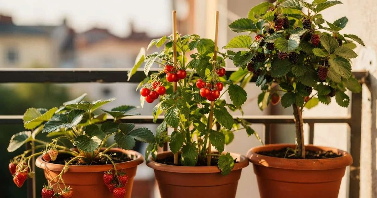 Zaskocz sąsiadów: te 3 owoce z doniczki pokochają Twój balkon i kubki smakowe